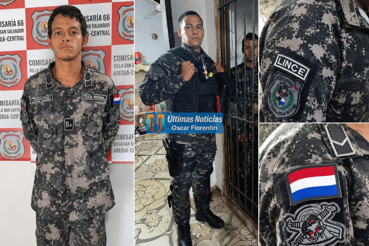 FALSO LINCE FUE DESCUBIERTO DENTRO DE UN AULA CUANDO PRETENDÍA DAR UNA CHARLA A ESTUDIANTES EN AREGUÁ