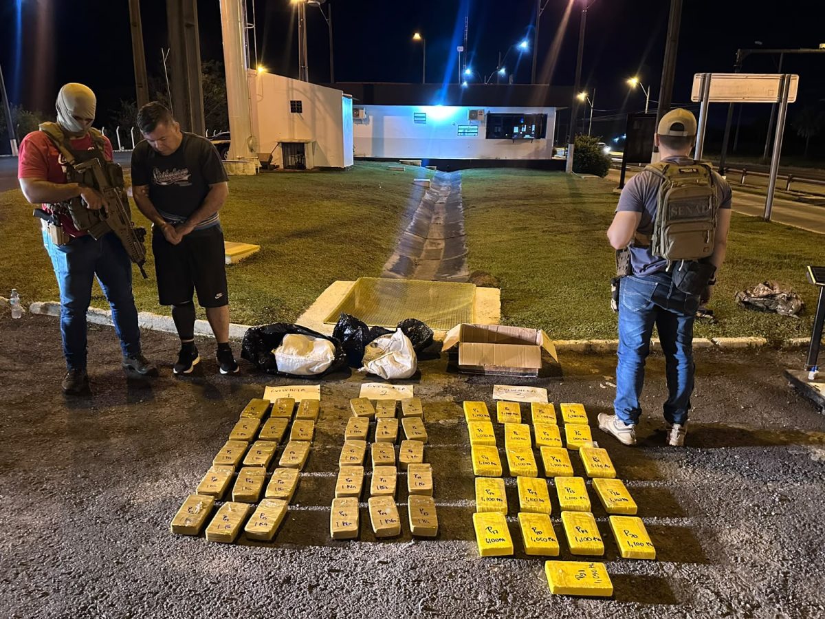 SENAD INCAUTA MÁS DE 52 KILOS DE COCAÍNA Y PASTA BASE QUE INGRESABAN DESDE BOLIVIA PARA ABASTECER EL MICROTRÁFICO EN CENTRAL