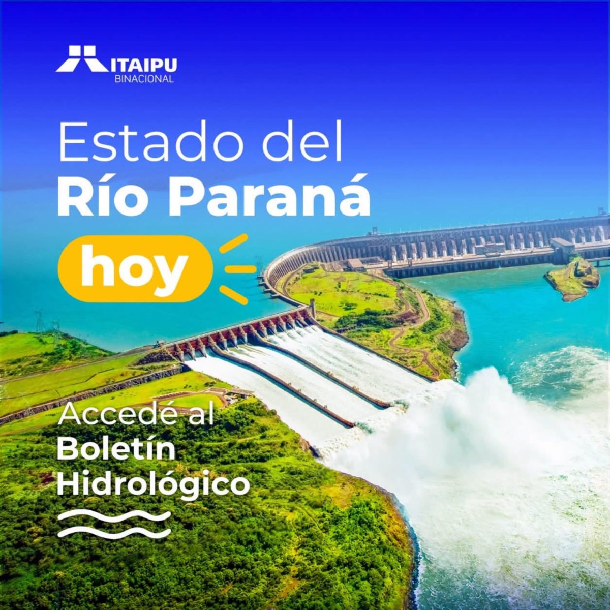 RÍO PARANÁ BAJA LEVEMENTE, PERO ITAIPU ADVIERTE SOBRE NUEVAS LLUVIAS: 230 FAMILIAS YA FUERON EVACUADAS EN CIUDAD DEL ESTE